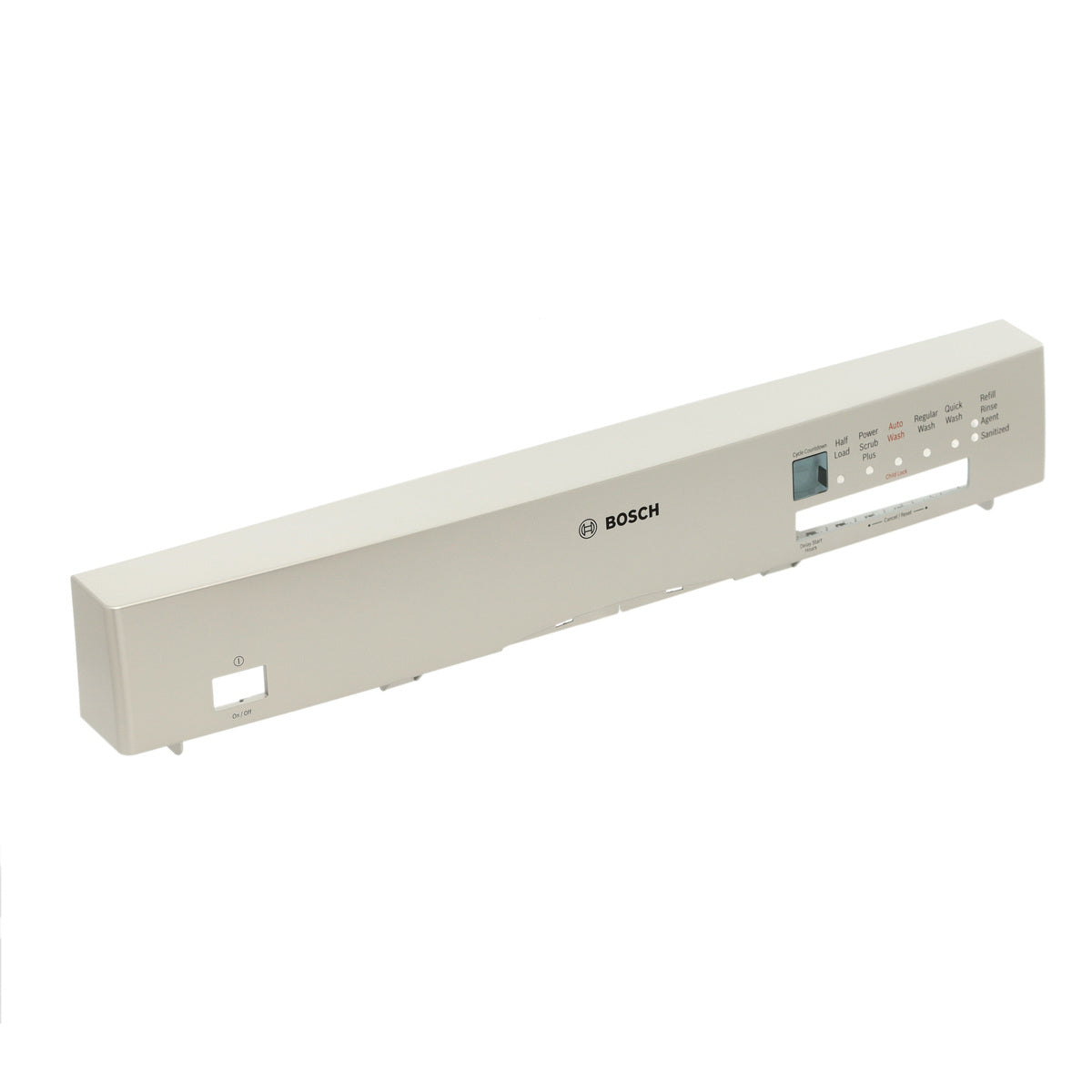Bosch 00478811 Dishwasher Control Panel Facia Part - Silver