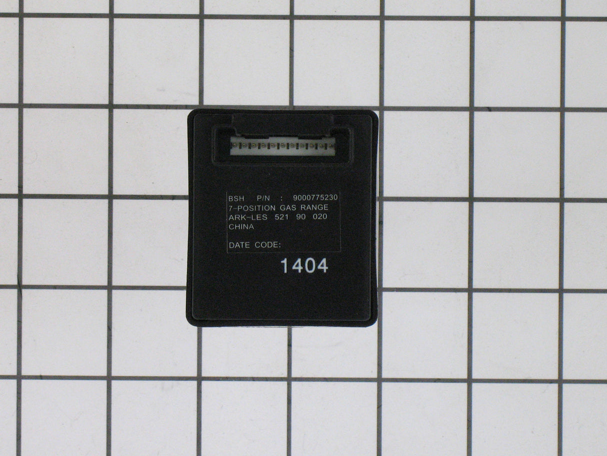 Bosch Dishwasher 7-Position Switch Part 00628901