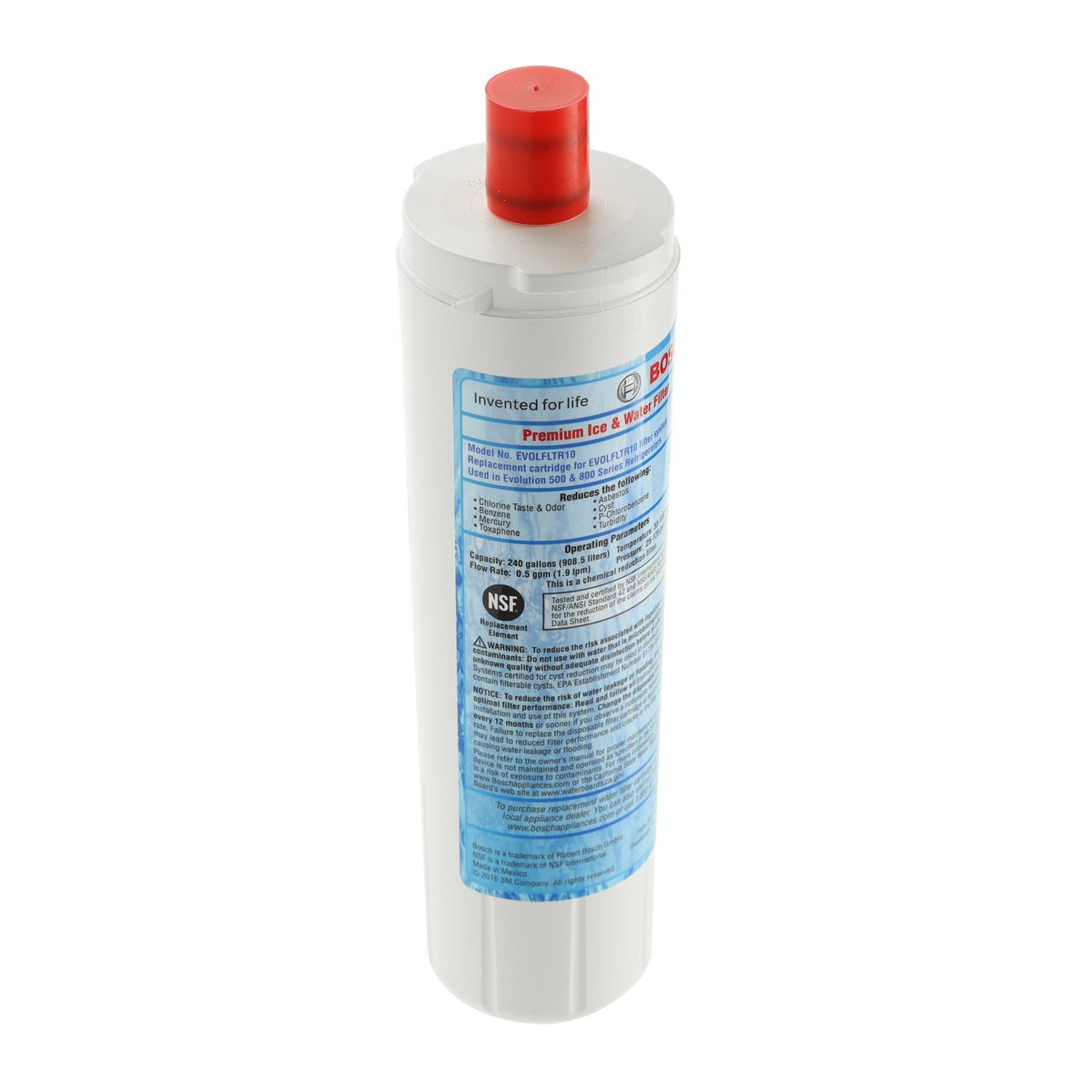 Bosch 00640565 Premium Ice & Water Fridge Filter