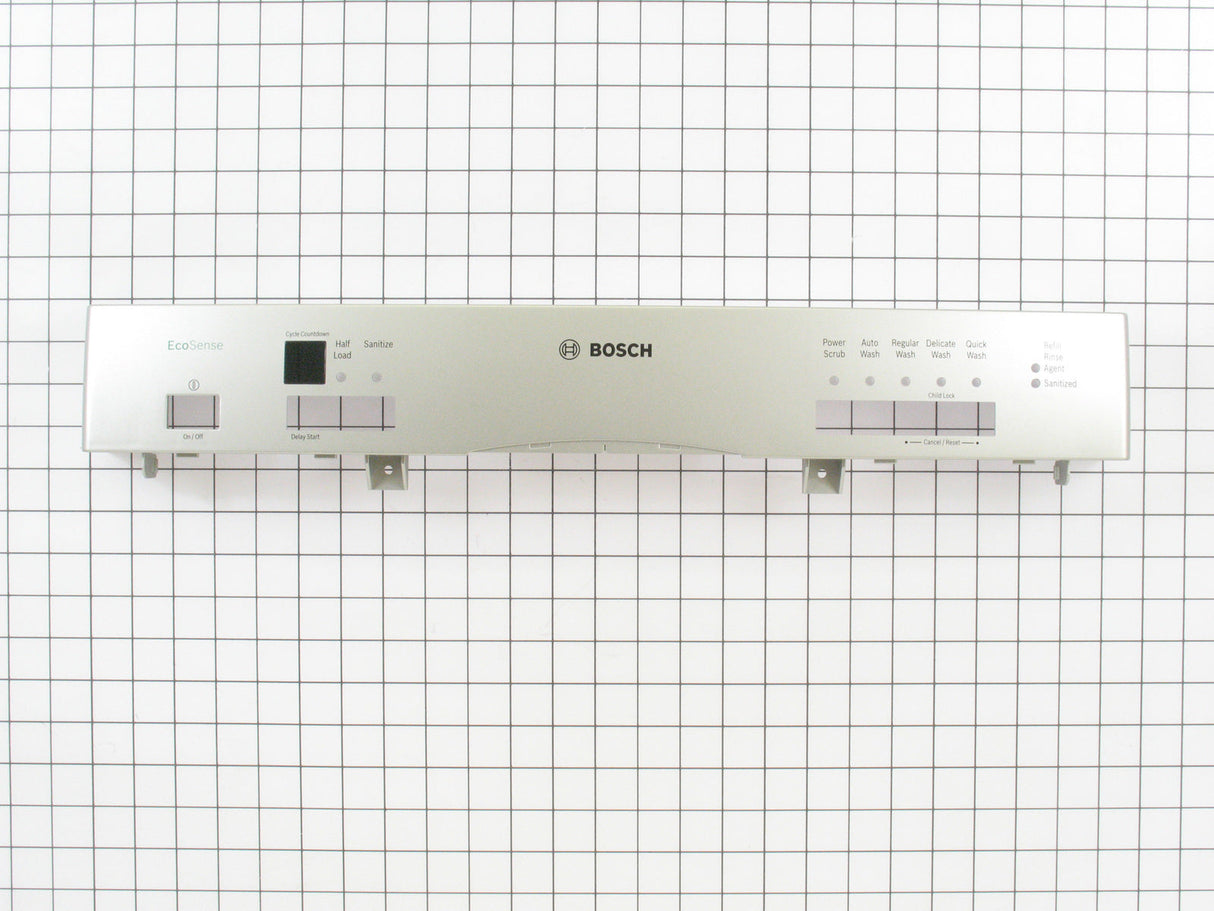 Bosch 00683961 Dishwasher Control Panel Facia Part -Silver