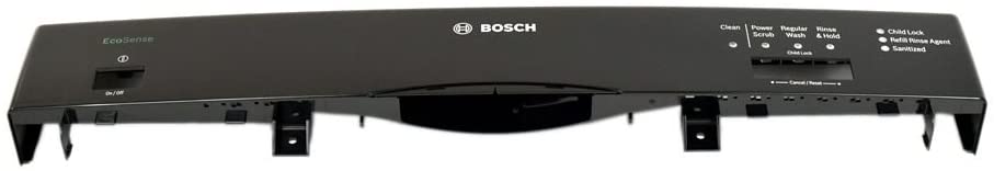 Bosch 00684536 Dishwasher Front Panel Replacement Part -Black
