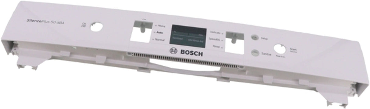 Bosch Dishwasher Facia Panel Part 00777873 - White