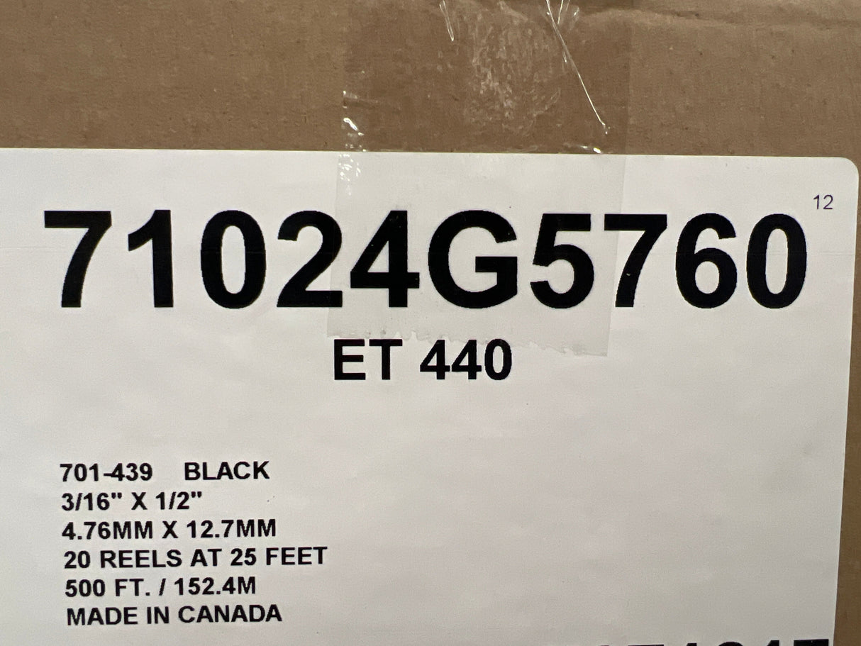 Tremco 440 Tape 3/16" 20x reels 25'