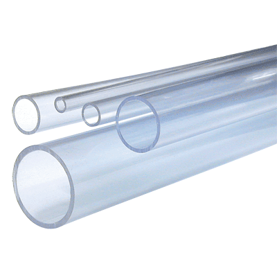 1-1/4" Plain End PVC Pipe Clear Sch 40 - 10ft