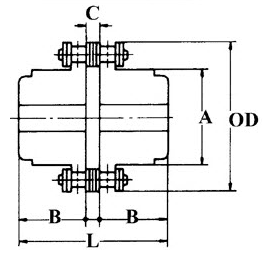 1-1/8" Bore Chain Coupling Sprocket For RC50-2 Chain (16 Teeth) - With Keyway & Set Screw