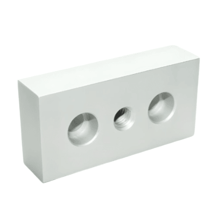 1.5" x 3" Base Plate Center Hole | 15 Series T-Slot Aluminum