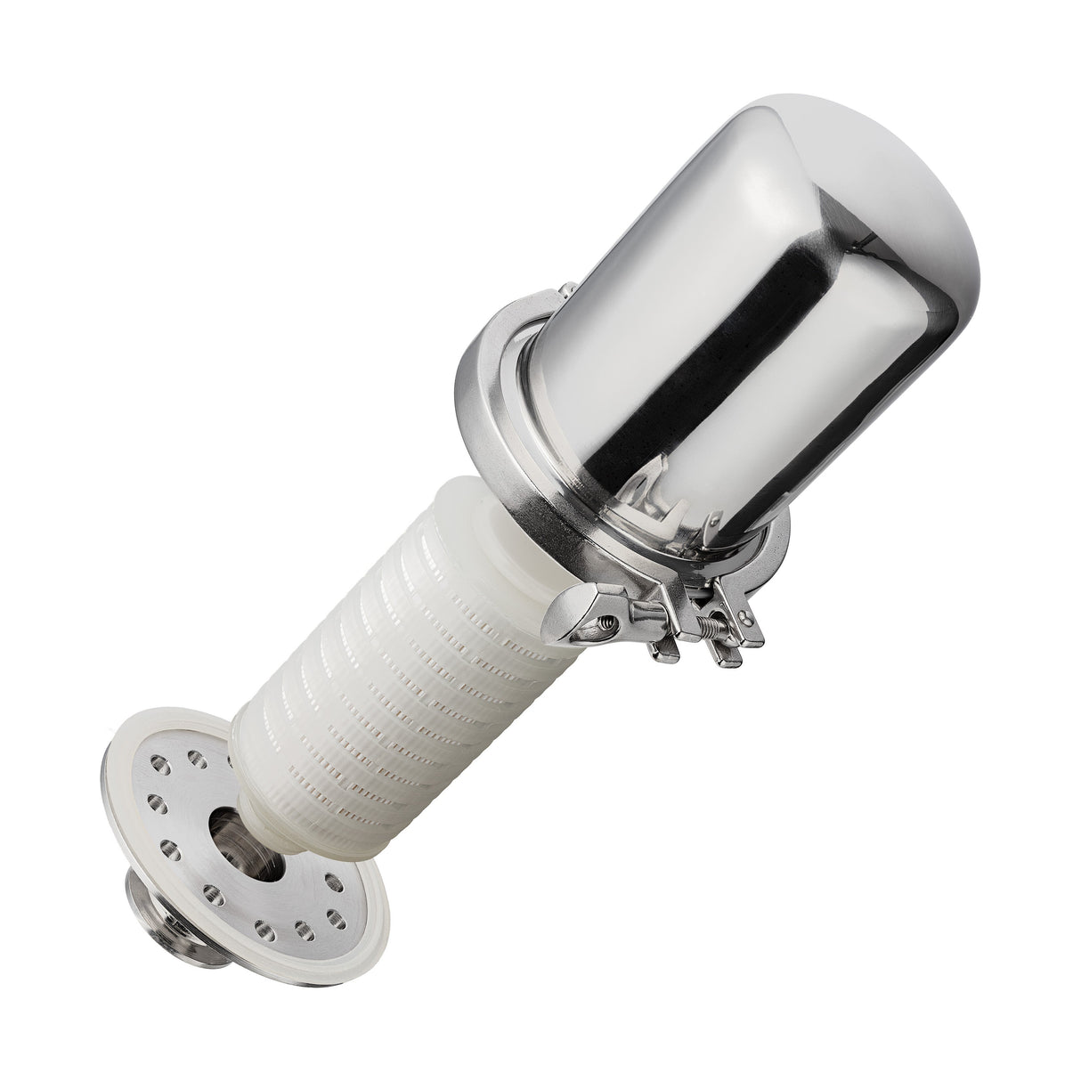 2" Sanitary Tri-Clamp Rebreather (2 Micron Filter) - SS316
