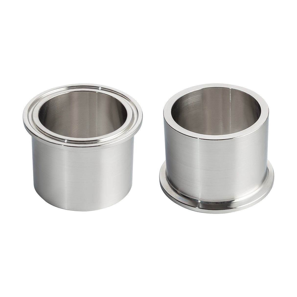 2" x 1-3/4" lg Heavy Duty Tri-Clamp Short Ferrule - Stainless Steel 316