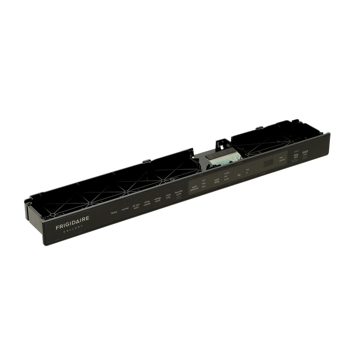 Frigidaire 117512430 Black Dishwasher Control Panel Assembly