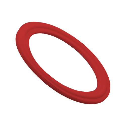 Sanitary Tri-Clamp Gasket - Red Silicone