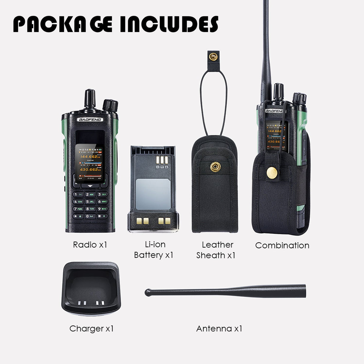 YDC TECH Baofeng DM-32C 2m/70cm FM DMR Amateur Handheld Transceiver