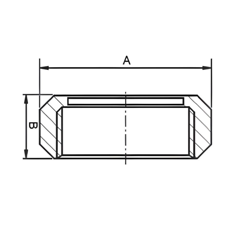 13R SMS Round Nut 1" - SS 304
