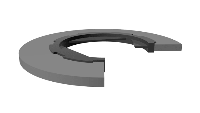 1/4" Thread Seal (7500 Series) - Nitrile/Steel