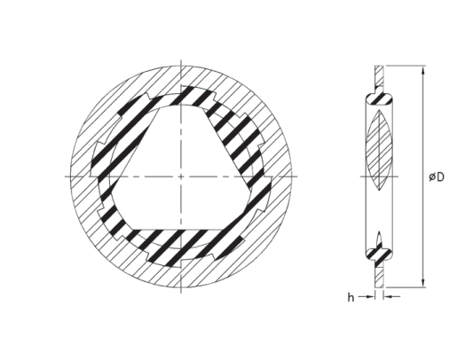 1/4" Thread Seal (7500 Series) - Nitrile/Steel