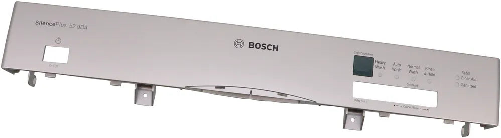 Bosch 00687053 Silver Facia Panel for Dishwasher-Silver