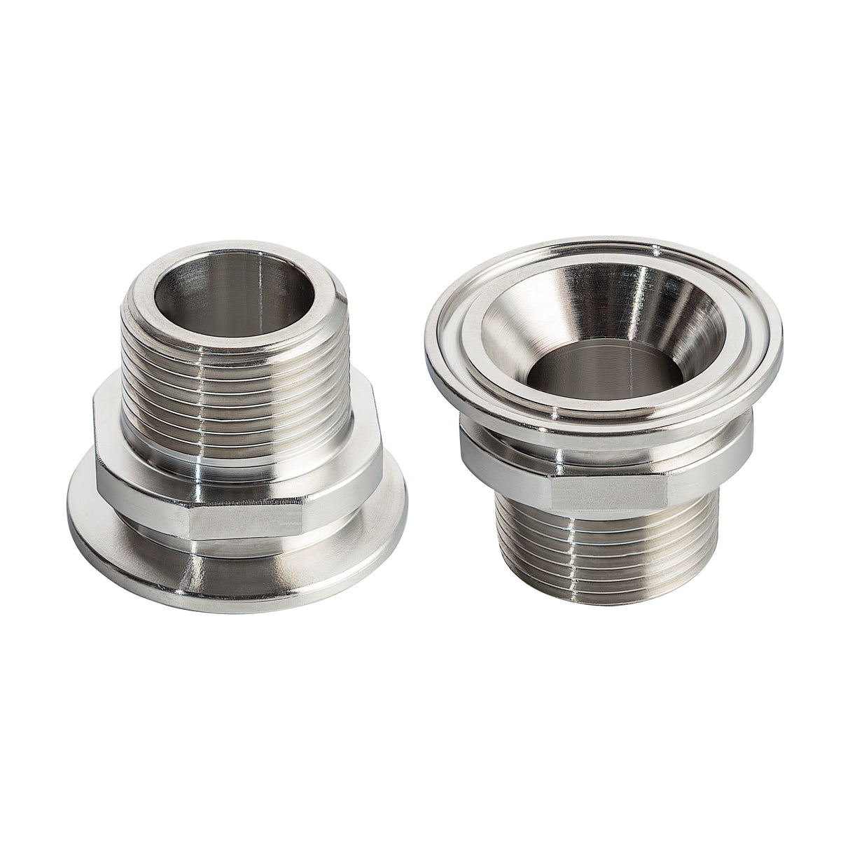 1-1/2" x 1-1/4" Tri-Clamp x Male NPT Adapter - Stainless Steel 304