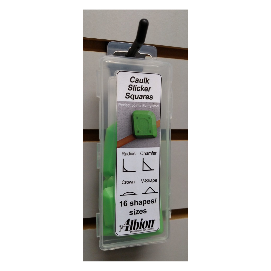 Caulk Slicker Squares 4 Piece Set Polyurethane - Caulking/Finishing Tool