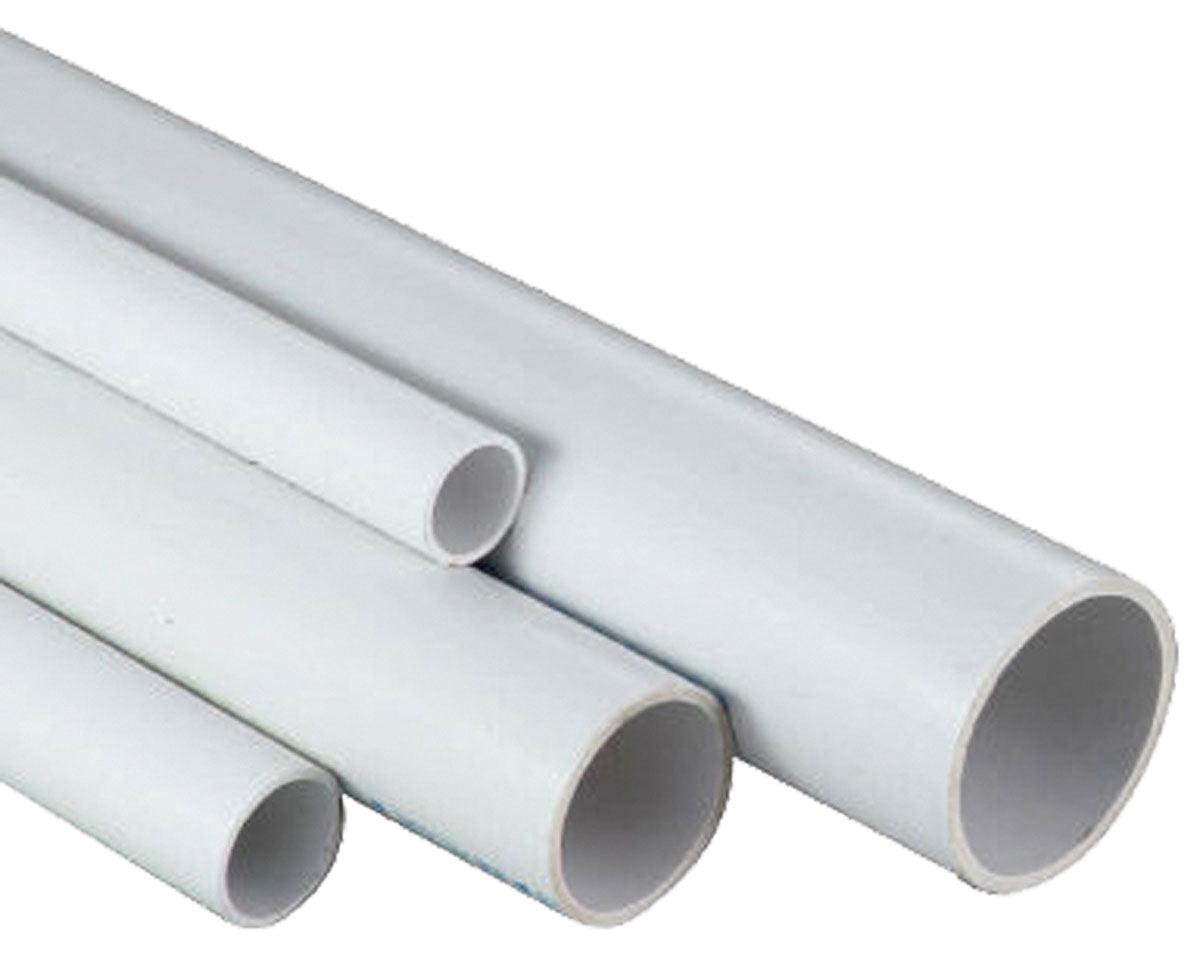 2-1/2" Plain End PVC Pipe White Sch 40 - 10ft