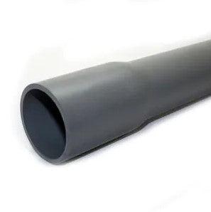 2" Bell End PVC Pipe Grey Sch 80 - 10ft