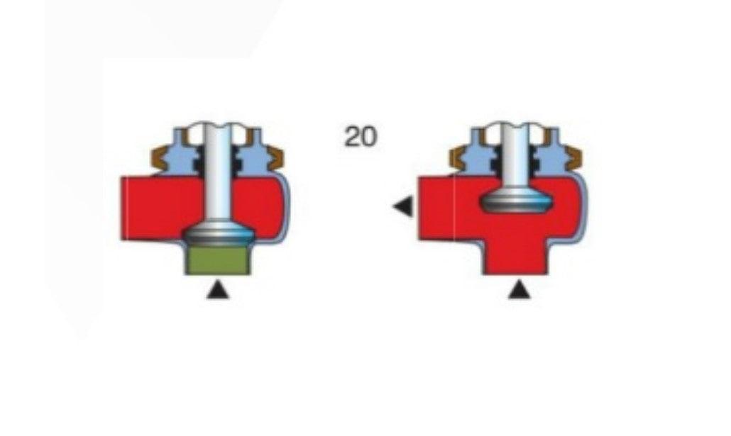 Tri-Clamp Pneumatic Diverter Valve Type 20 - SS 316