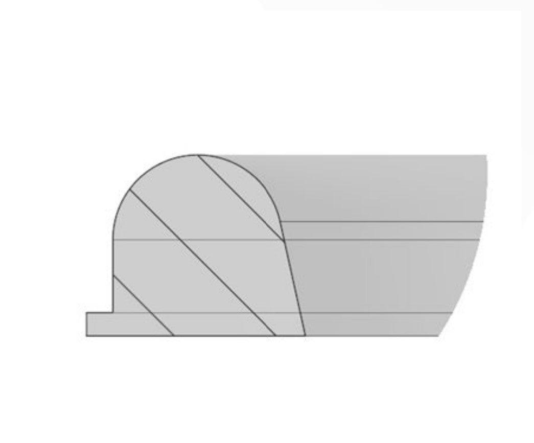 Sanitary Elliptical Manway Gasket - Silicone
