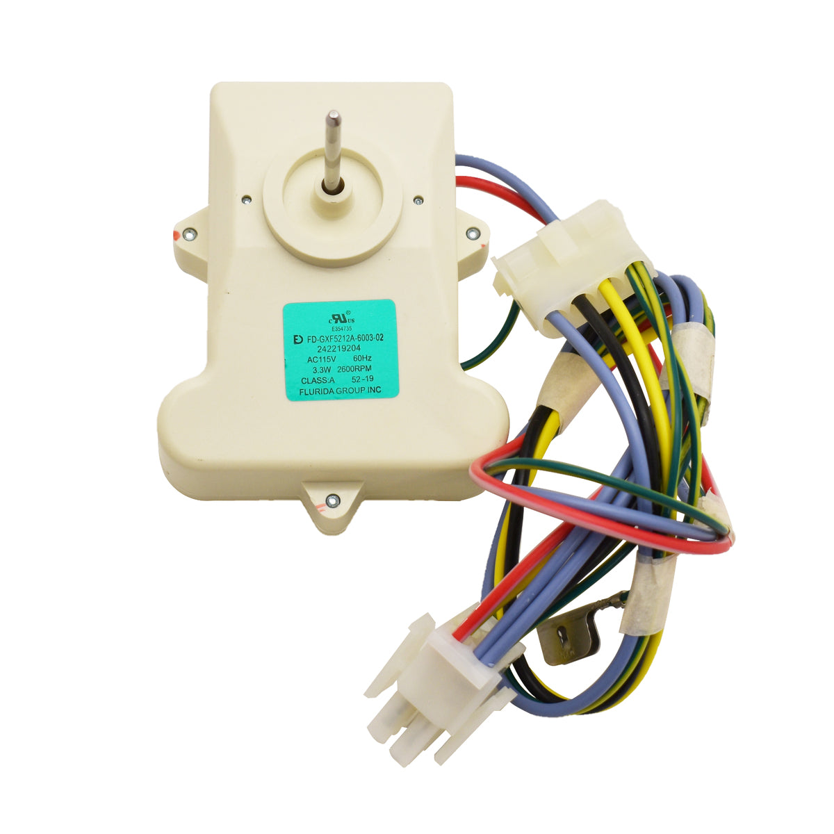 Frigidaire 242219204 Refrigerator Evaporator Fan Motor Part
