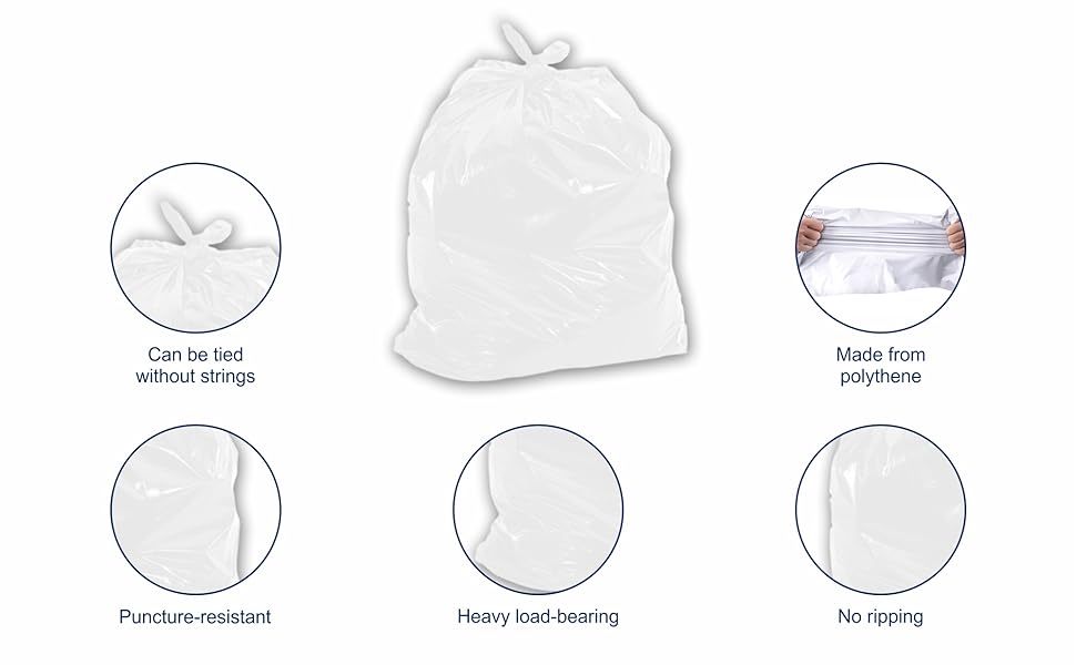 Garbage Bags / Trash Liners, Black