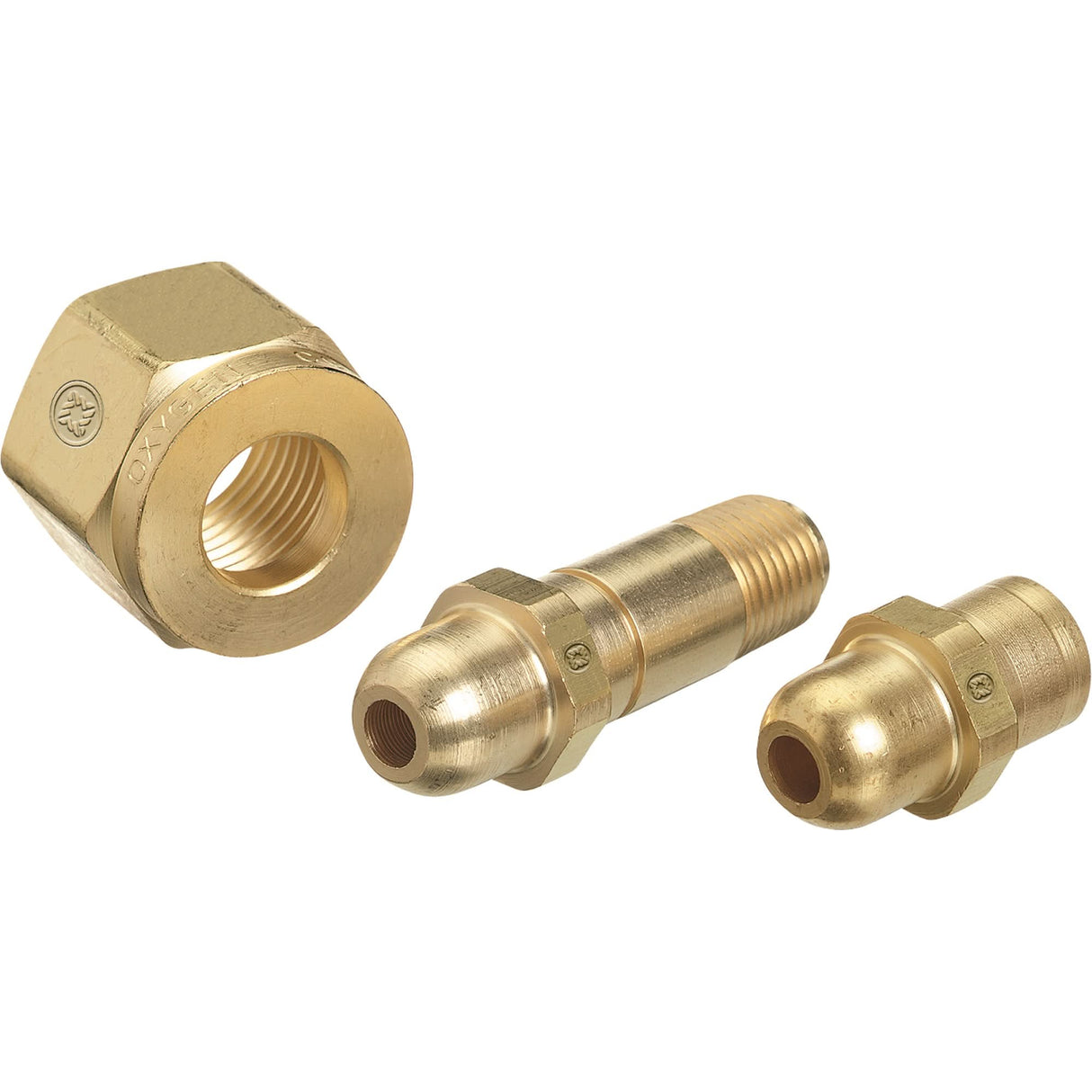 Hand-Tight Right-Hand Female Regulator Nut, Brass