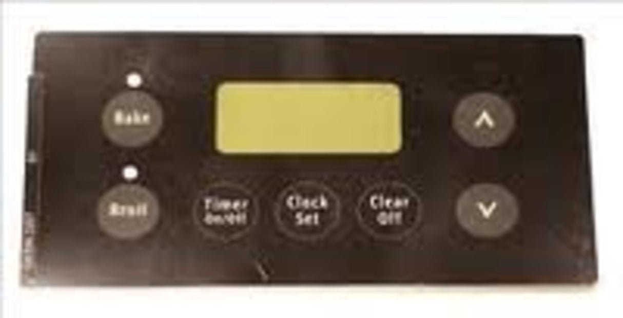 Frigidaire 316220729 Black Oven Range Clock Overlay