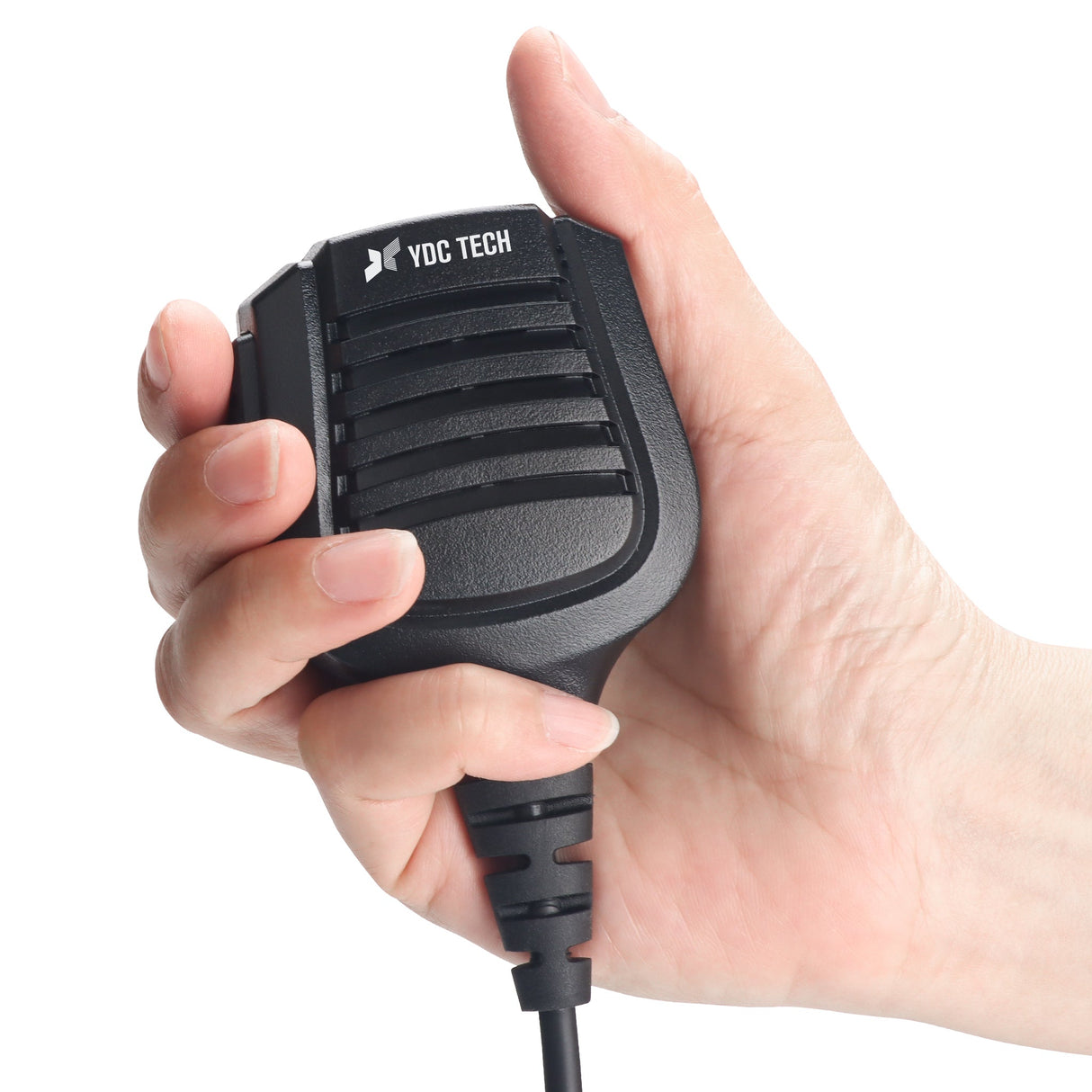 YDC TECH YMC-110 2 Pin Heavy Duty IPX54 Rainproof Speaker Mic with 3.5MM Audio Jack