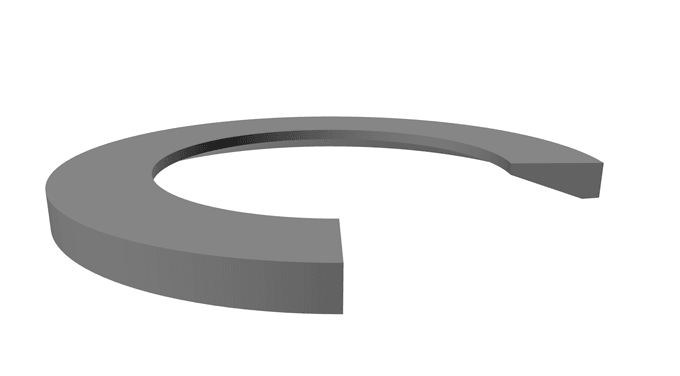 #42 DIN 3869 Profile Seal/Fluid Connector (ED) - Nitrile