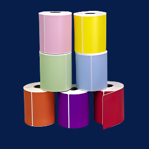 4 x 6, Thermal Transfer Labels, Color, 3 in ID, Perforated Between Labels - 1000 labels/roll, 3"CORE