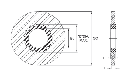 5/16" Stat-O-Seal® (600 Series) - Nitrile/Steel