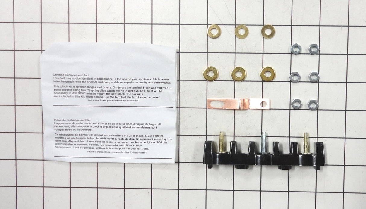 Frigidaire 5304409888 Oven Range Terminal Block Kit