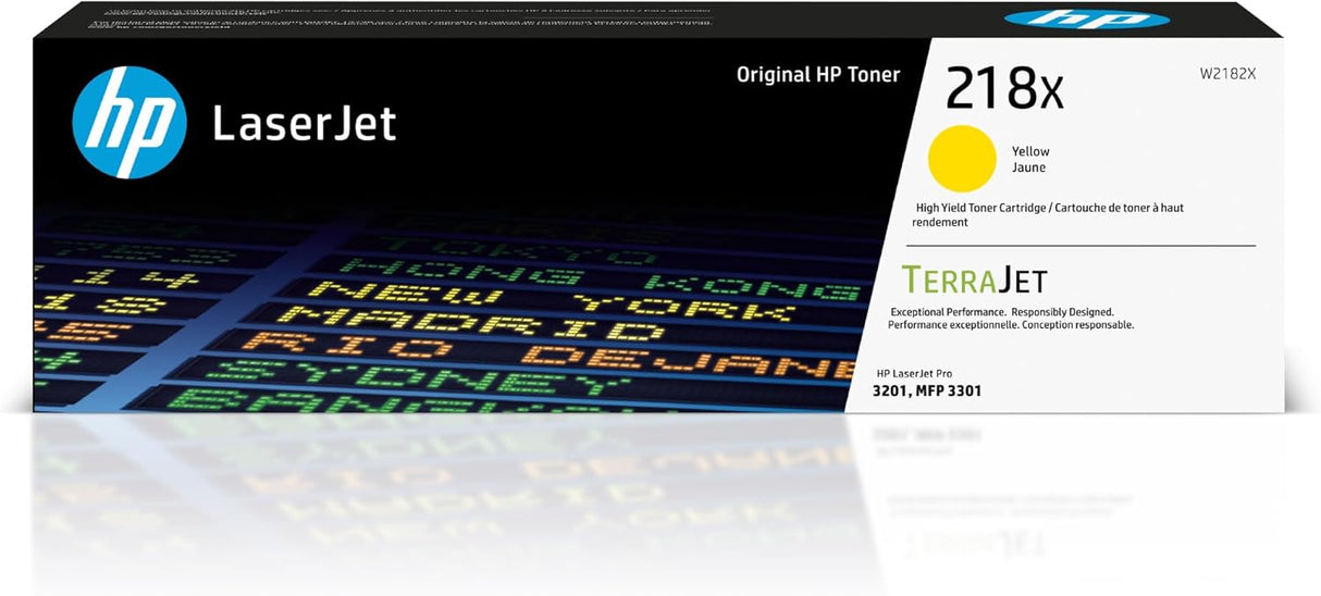 HP 218X Original LaserJet Toner Cartridge - High Yield - Yellow