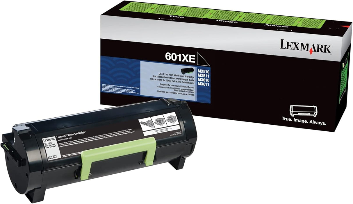 Lexmark Unison 60X Toner Cartridge, Laser, Extra High Yield, Black, (60F1X0E)