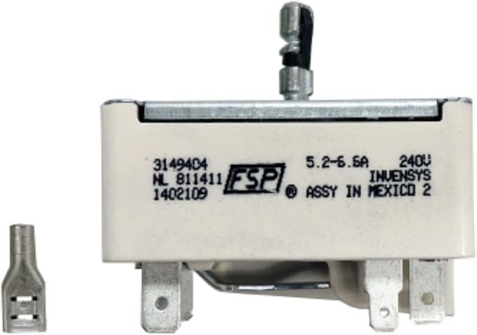 ES9404 Oven Range Infinite Switch Replacement Part