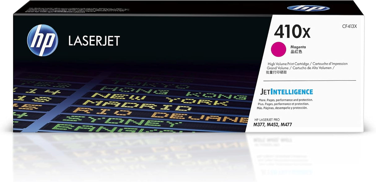 HP 410X (CF413X) Magenta High Yield Original LaserJet Toner Cartridge