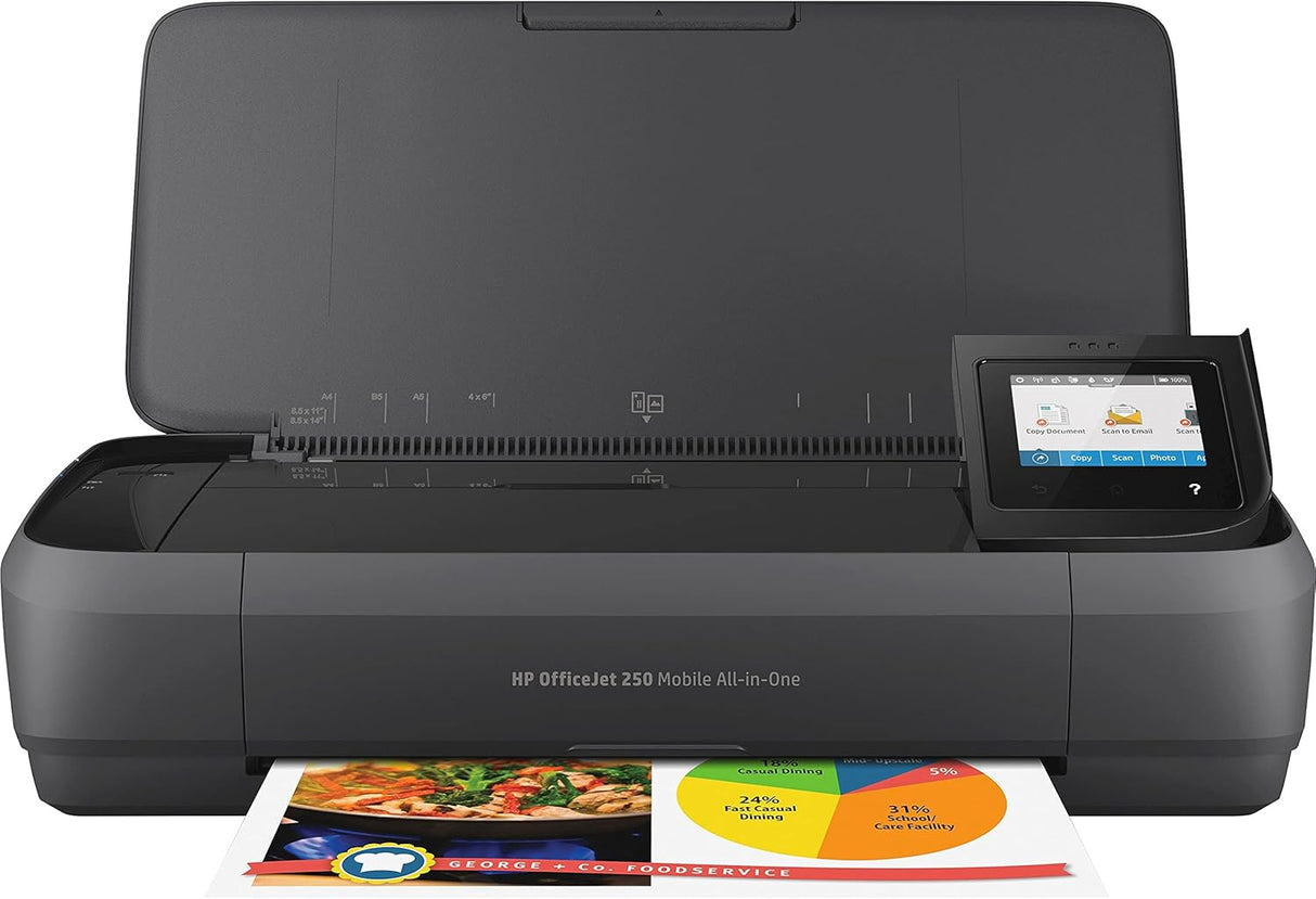 HP Officejet 250 All-in-One Colour Portable Inkjet Printer