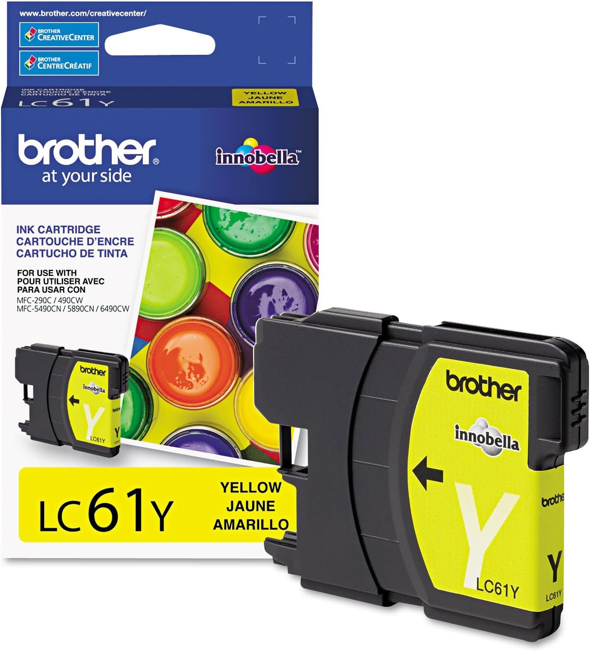 Brother LC61 Yellow Ink Cartridge (LC61YS)