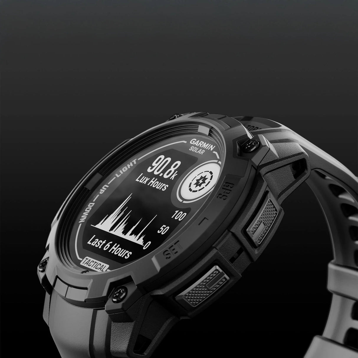 Garmin Instinct 3 45mm Solar Tactical Edition GPS Watch Black