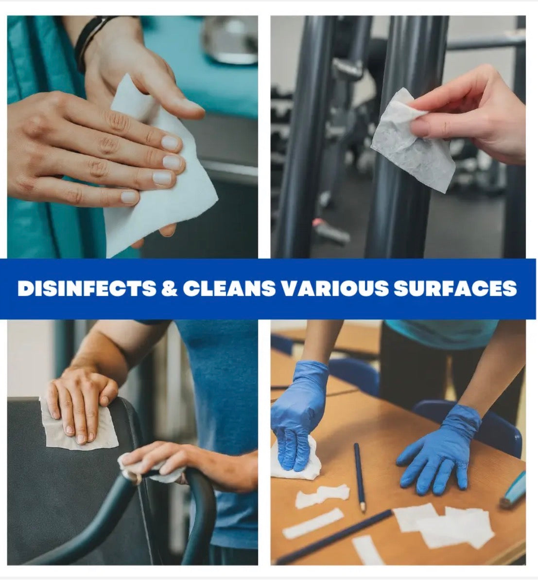 Roxton Disinfecting Embossed Wipes Case 3200 ct (800 Count x 4 Pack)