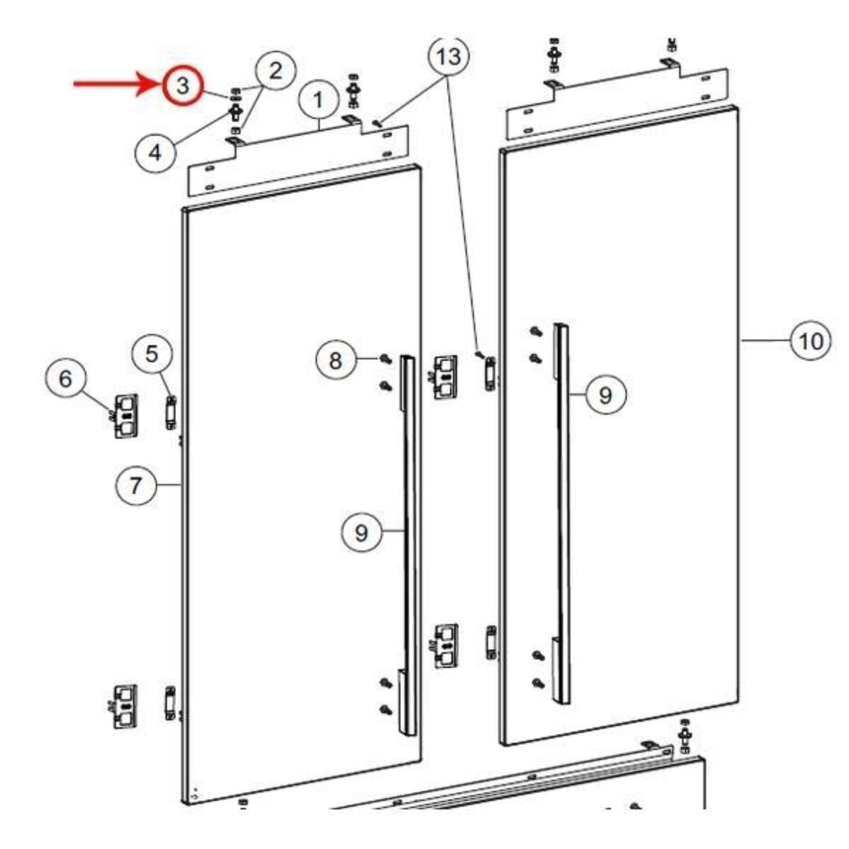 Fisher & Paykel DCS 842456P Washer M8X21X1.6 ZP Kit Part