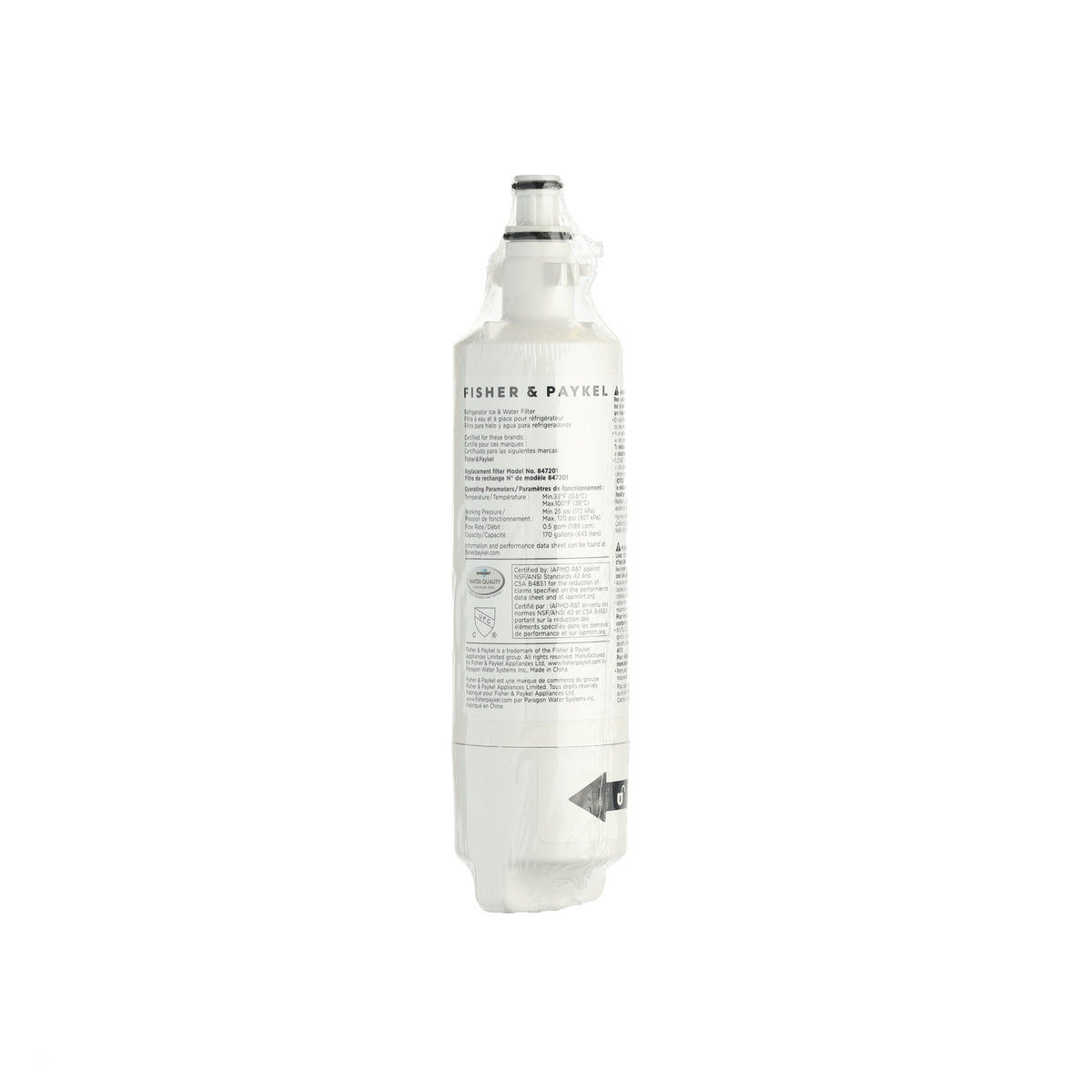 Fisher Paykel 847201 Compact Refrigerator Water Filter FWC4