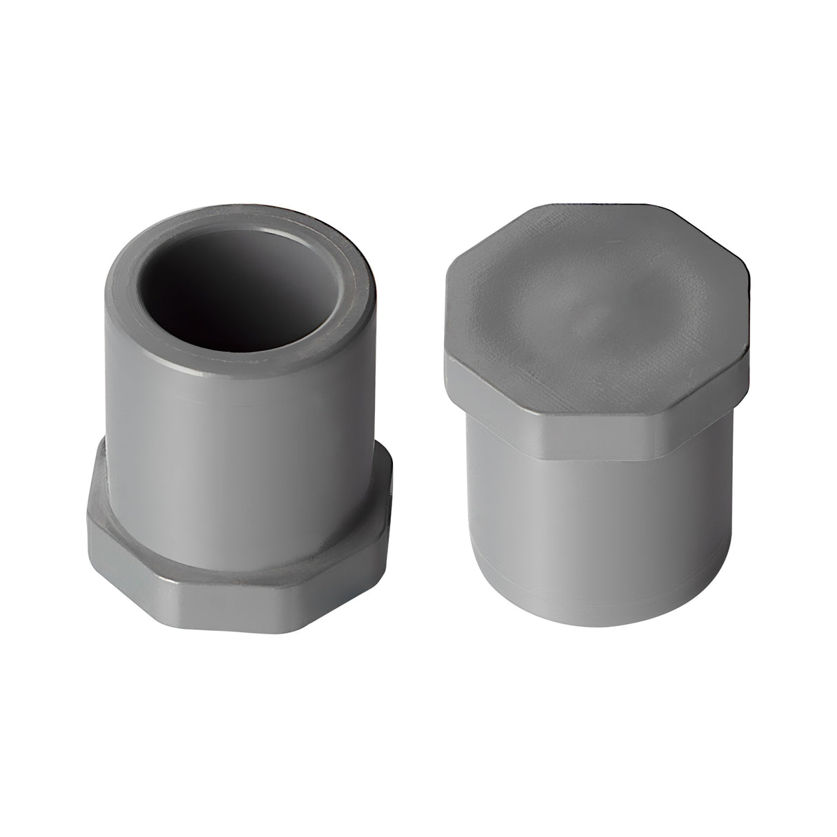 2" Plug (Spigot) Sch 80 - PVC Grey | 849020