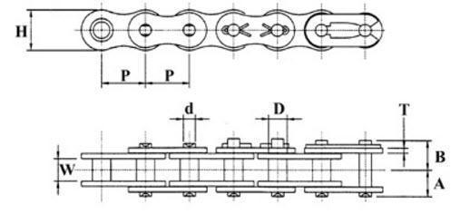 #85 Rollerless Chain PLI Premium | RC85 (10ft)