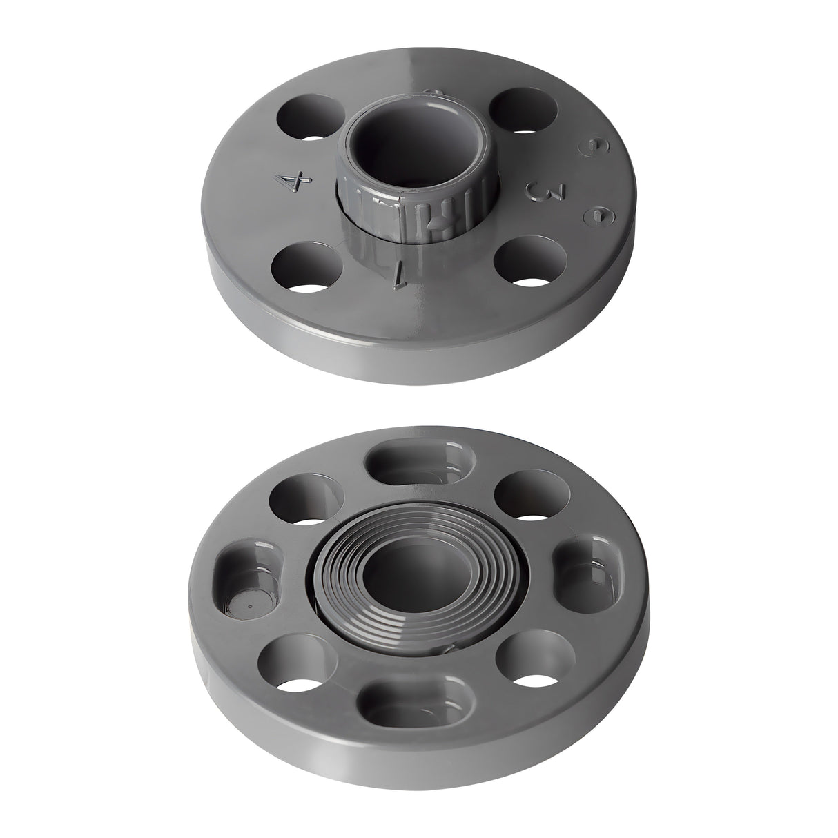 Vanstone Flange (Socket) Sch 80 - PVC Grey