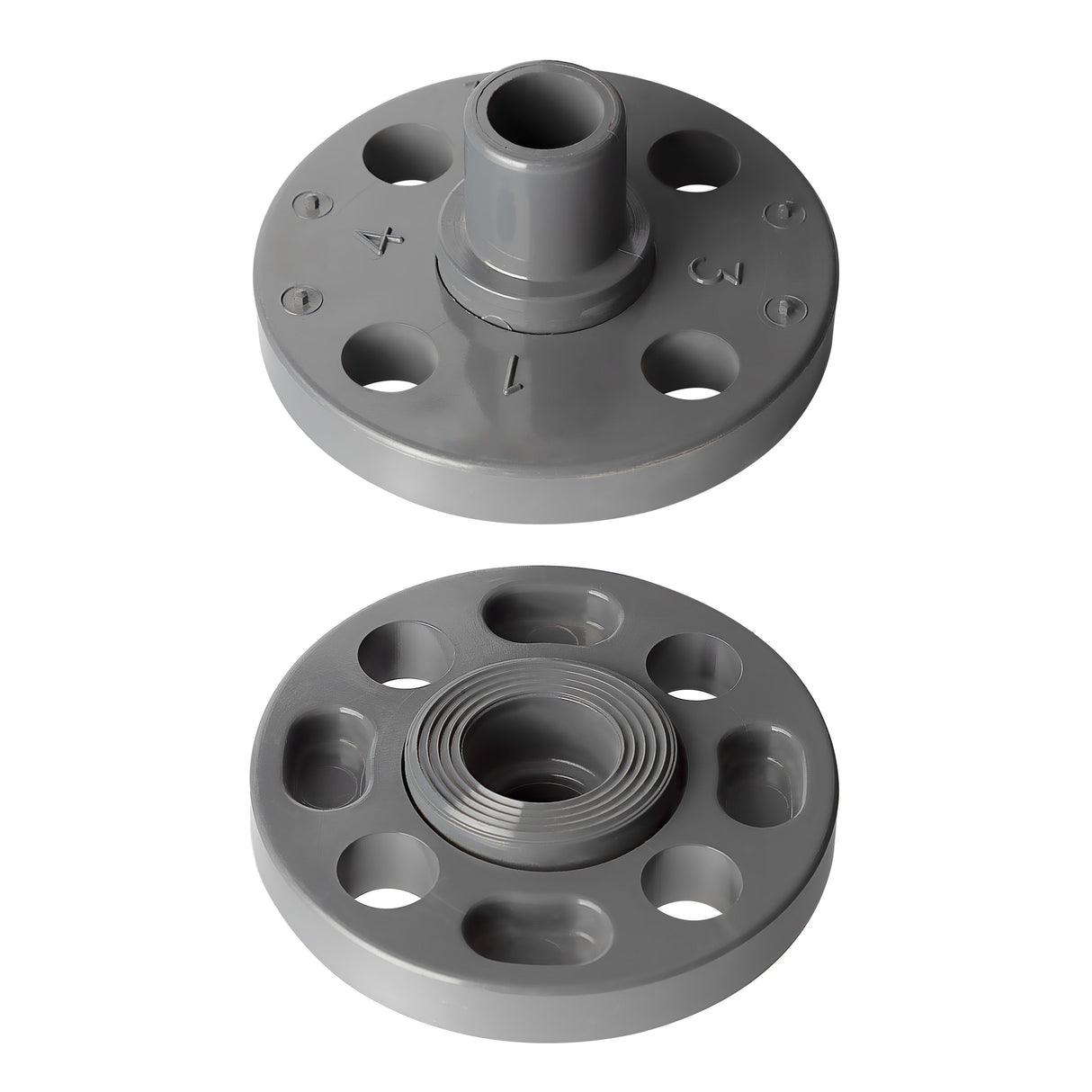 Vanstone Flange (Spigot) Sch 80 - PVC Grey