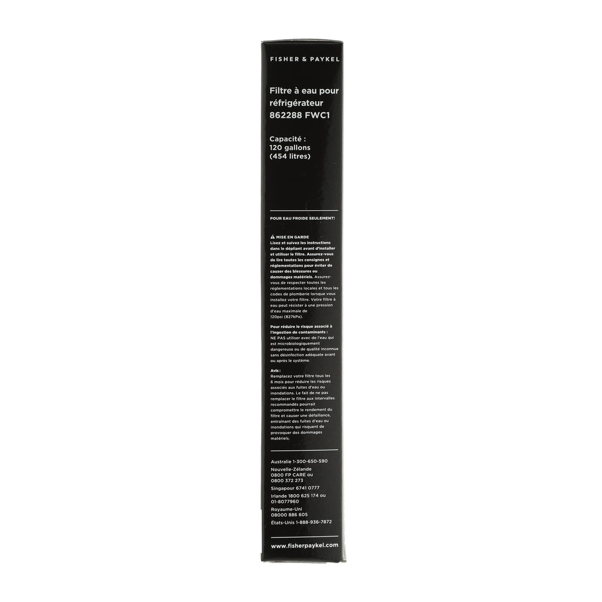 DCS 862288 WP FWC1 Fisher & Paykel Fridge Water Filter