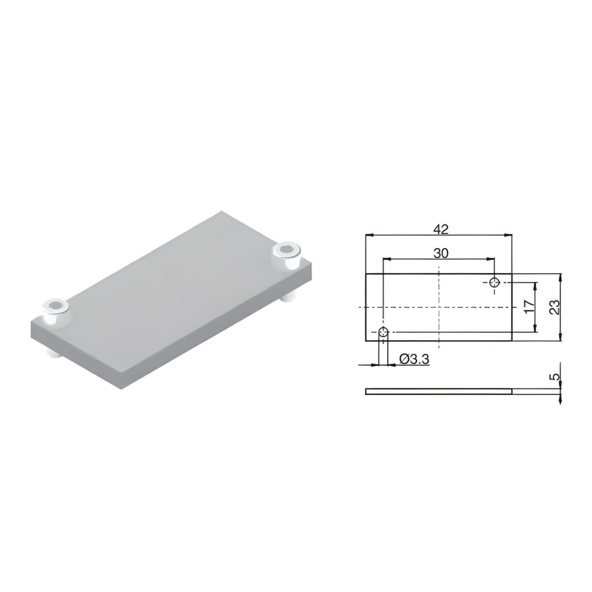 Closing Plate 3/2 For Manifold Valve 888 Series